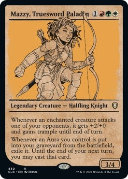 Image for Mazzy, Truesword Paladin (Showcase) (430) (Commander Legends: Battle for Baldur's Gate) - Magic: The Gathering