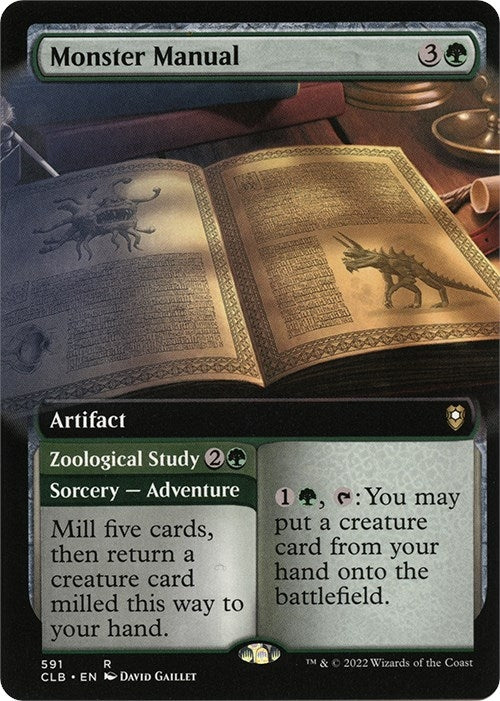 Image for Monster Manual (Extended Art) (591) (Commander Legends: Battle for Baldur's Gate) - Magic: The Gathering