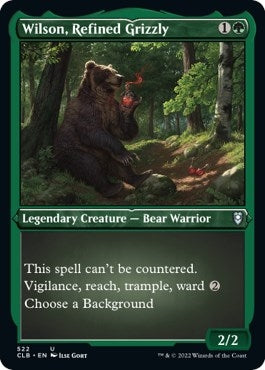 Image for Wilson, Refined Grizzly (Foil Etched) (522) (Commander Legends: Battle for Baldur's Gate) - Magic: The Gathering