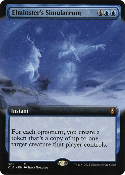 Image for Elminster's Simulacrum (Extended Art) (561) (Commander Legends: Battle for Baldur's Gate) - Magic: The Gathering