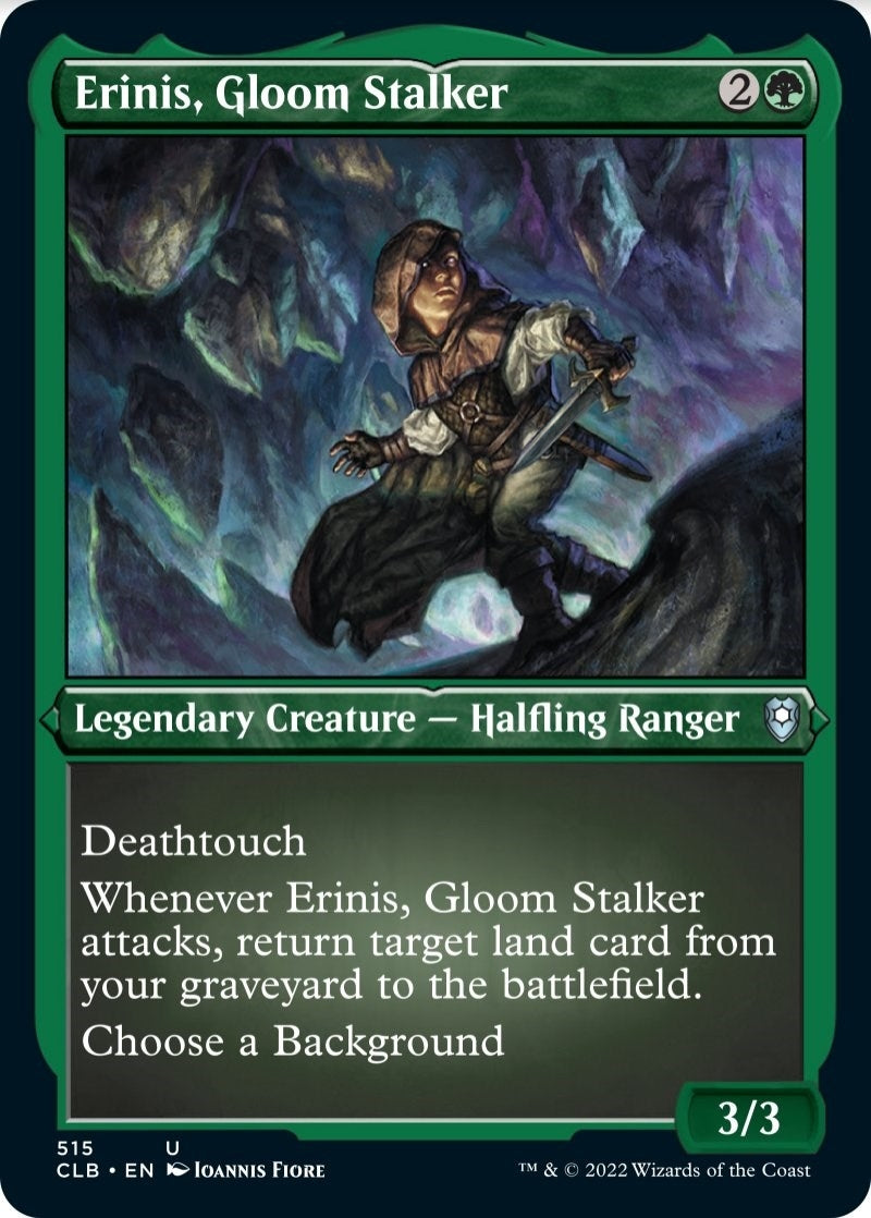 Image for Erinis, Gloom Stalker (Foil Etched) (515) (Commander Legends: Battle for Baldur's Gate) - Magic: The Gathering