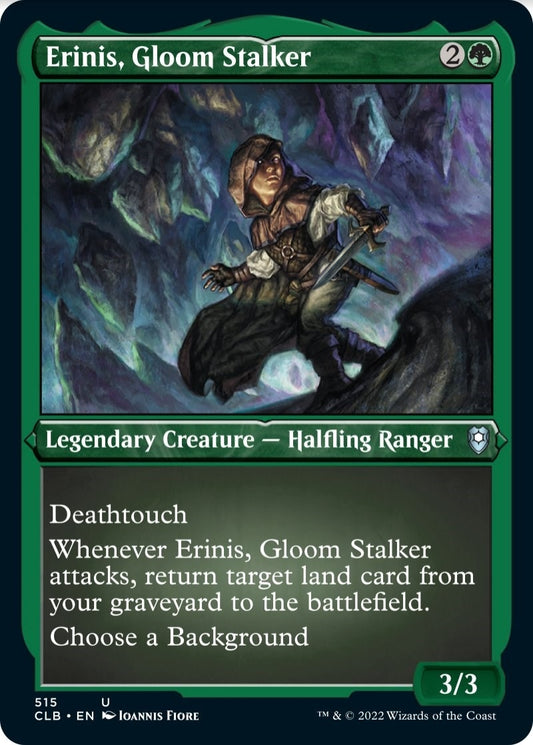 Image for Erinis, Gloom Stalker (Foil Etched) (515) (Commander Legends: Battle for Baldur's Gate) - Magic: The Gathering