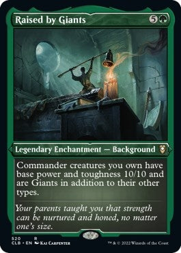 Image for Raised by Giants (Foil Etched) (520) (Commander Legends: Battle for Baldur's Gate) - Magic: The Gathering