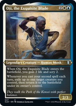 Image for Oji, the Exquisite Blade (Foil Etched) (547) (Commander Legends: Battle for Baldur's Gate) - Magic: The Gathering