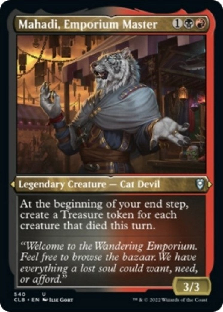 Image for Mahadi, Emporium Master (Foil Etched) (540) (Commander Legends: Battle for Baldur's Gate) - Magic: The Gathering