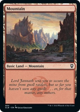 Image for Mountain (464) (464) (Commander Legends: Battle for Baldur's Gate) - Magic: The Gathering