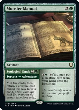 Image for Monster Manual (242) (Commander Legends: Battle for Baldur's Gate) - Magic: The Gathering