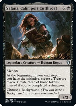 Image for Safana, Calimport Cutthroat (143) (Commander Legends: Battle for Baldur's Gate) - Magic: The Gathering