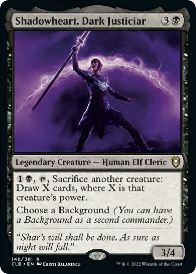Image for Shadowheart, Dark Justiciar (146) (Commander Legends: Battle for Baldur's Gate) - Magic: The Gathering