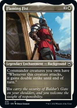 Image for Flaming Fist (Foil Etched) (474) (Commander Legends: Battle for Baldur's Gate) - Magic: The Gathering