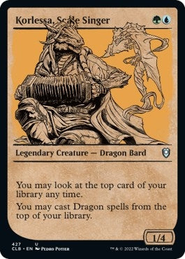Image for Korlessa, Scale Singer (Showcase) (427) (Commander Legends: Battle for Baldur's Gate) - Magic: The Gathering