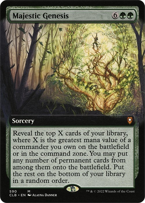Image for Majestic Genesis (Extended Art) (590) (Commander Legends: Battle for Baldur's Gate) - Magic: The Gathering
