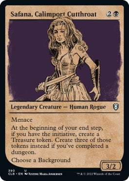 Image for Safana, Calimport Cutthroat (Showcase) (390) (Commander Legends: Battle for Baldur's Gate) - Magic: The Gathering