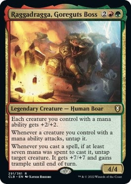 Image for Raggadragga, Goreguts Boss (291) (Commander Legends: Battle for Baldur's Gate) - Magic: The Gathering