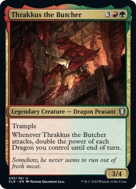 Image for Thrakkus the Butcher (295) (Commander Legends: Battle for Baldur's Gate) - Magic: The Gathering