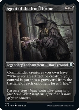 Image for Agent of the Iron Throne (Foil Etched) (492) (Commander Legends: Battle for Baldur's Gate) - Magic: The Gathering