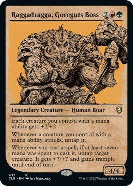 Image for Raggadragga, Goreguts Boss (Showcase) (437) (Commander Legends: Battle for Baldur's Gate) - Magic: The Gathering