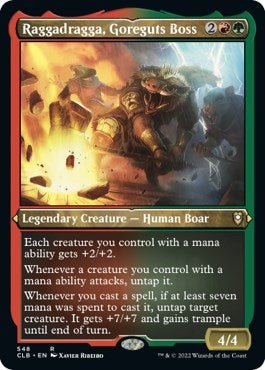 Image for Raggadragga, Goreguts Boss (Foil Etched) (548) (Commander Legends: Battle for Baldur's Gate) - Magic: The Gathering