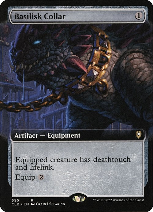 Image for Basilisk Collar (Extended Art) (595) (Commander Legends: Battle for Baldur's Gate) - Magic: The Gathering