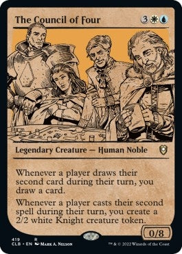Image for The Council of Four (Showcase) (419) (Commander Legends: Battle for Baldur's Gate) - Magic: The Gathering