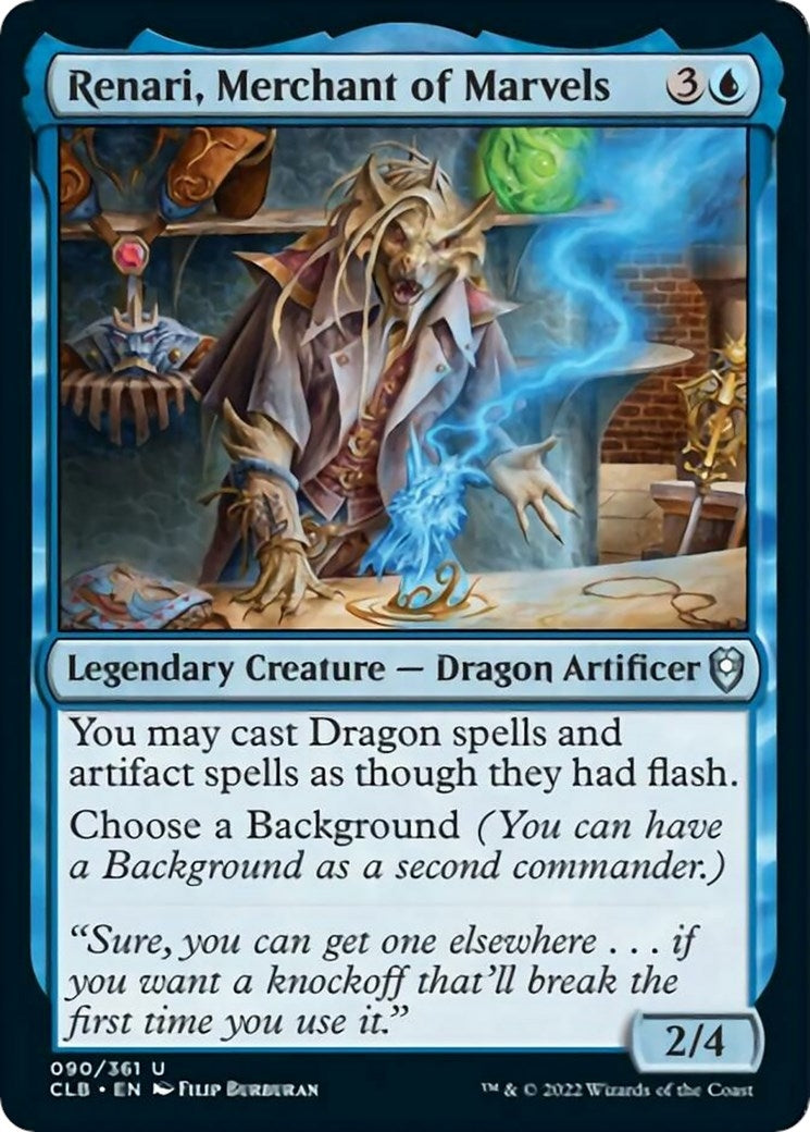 Image for Renari, Merchant of Marvels (90) (Commander Legends: Battle for Baldur's Gate) - Magic: The Gathering