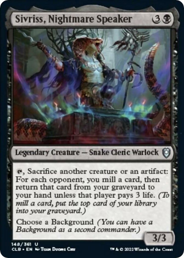 Image for Sivriss, Nightmare Speaker (148) (Commander Legends: Battle for Baldur's Gate) - Magic: The Gathering