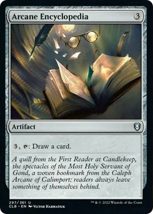 Image for Arcane Encyclopedia (297) (Commander Legends: Battle for Baldur's Gate) - Magic: The Gathering