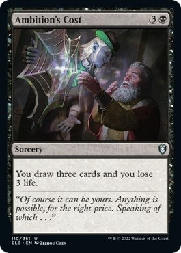 Image for Ambition's Cost (110) (Commander Legends: Battle for Baldur's Gate) - Magic: The Gathering