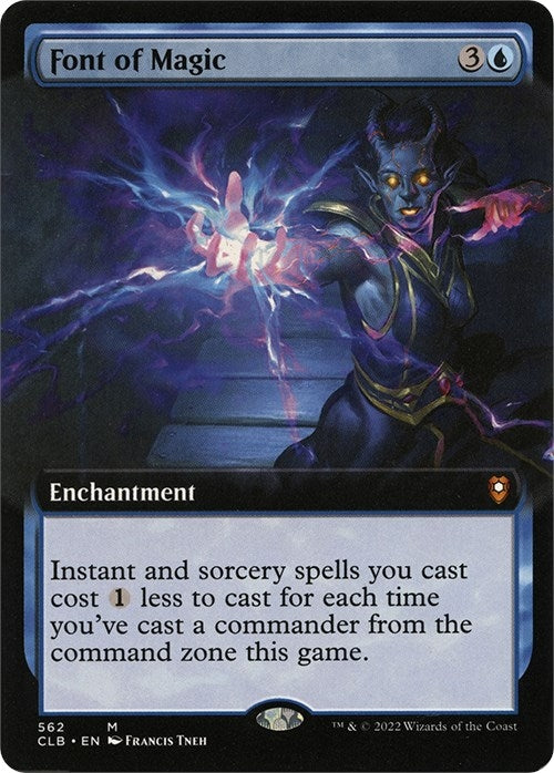 Image for Font of Magic (Extended Art) (562) (Commander Legends: Battle for Baldur's Gate) - Magic: The Gathering