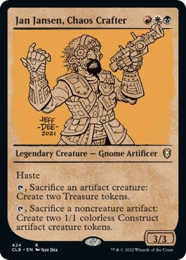 Image for Jan Jansen, Chaos Crafter (Showcase) (424) (Commander Legends: Battle for Baldur's Gate) - Magic: The Gathering