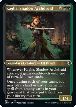 Image for Kagha, Shadow Archdruid (Foil Etched) (537) (Commander Legends: Battle for Baldur's Gate) - Magic: The Gathering