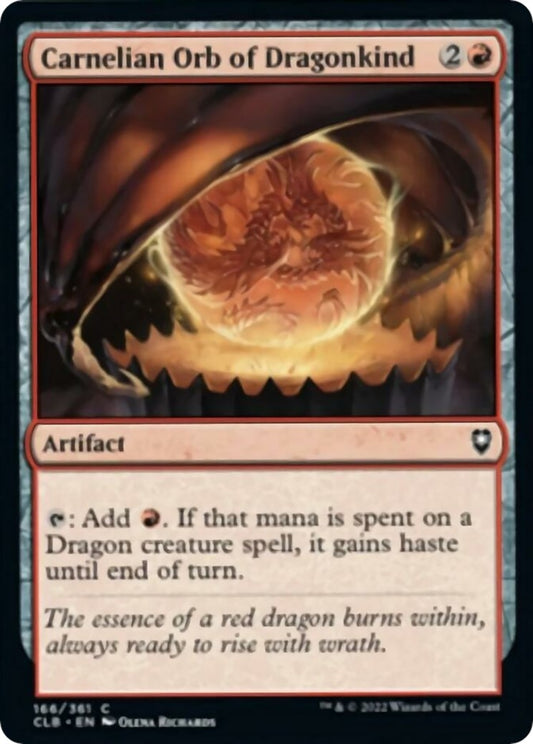 Image for Carnelian Orb of Dragonkind (166) (Commander Legends: Battle for Baldur's Gate) - Magic: The Gathering