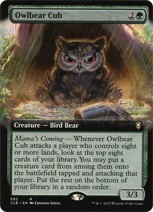 Image for Owlbear Cub (Extended Art) (592) (Commander Legends: Battle for Baldur's Gate) - Magic: The Gathering