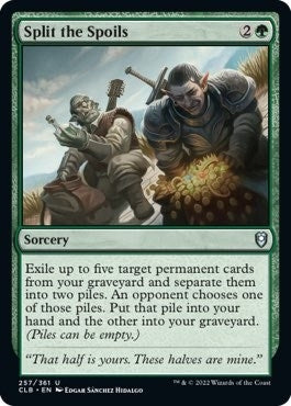 Image for Split the Spoils (257) (Commander Legends: Battle for Baldur's Gate) - Magic: The Gathering