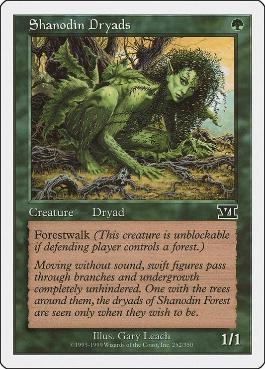 Image for Shanodin Dryads (252) (Classic Sixth Edition) - Magic: The Gathering