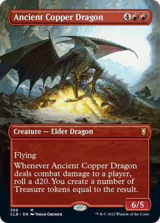 Image for Ancient Copper Dragon (Borderless) (368) (Commander Legends: Battle for Baldur's Gate) - Magic: The Gathering