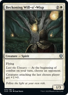 Image for Beckoning Will-o'-Wisp (10) (Commander Legends: Battle for Baldur's Gate) - Magic: The Gathering