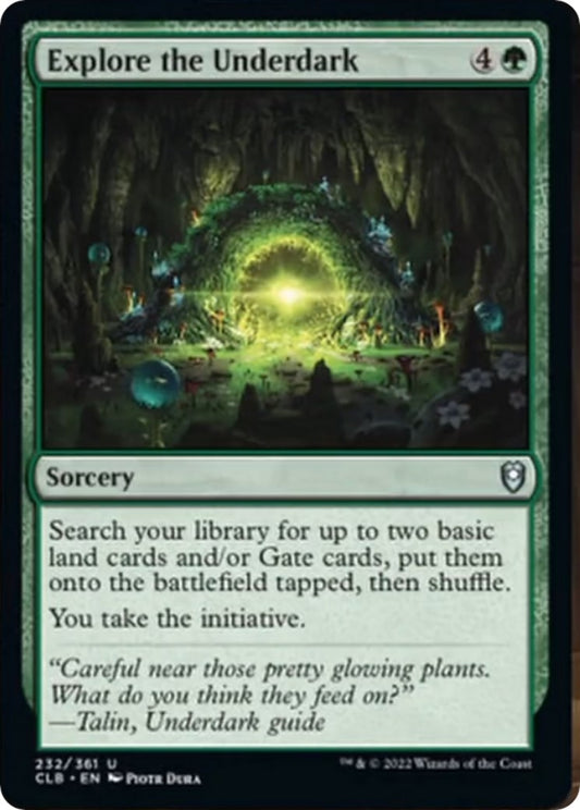 Image for Explore the Underdark (232) (Commander Legends: Battle for Baldur's Gate) - Magic: The Gathering