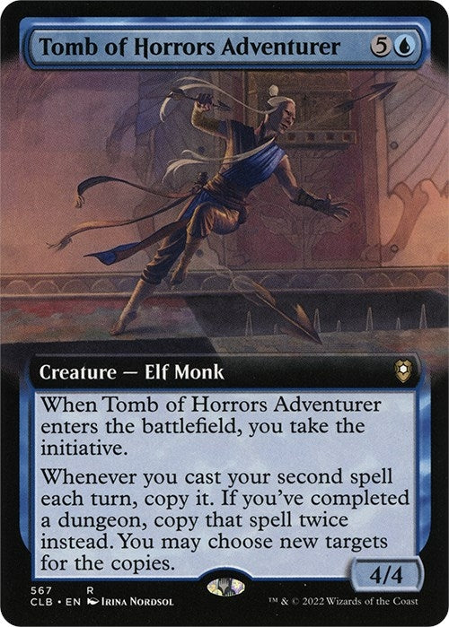 Image for Tomb of Horrors Adventurer (Extended Art) (567) (Commander Legends: Battle for Baldur's Gate) - Magic: The Gathering