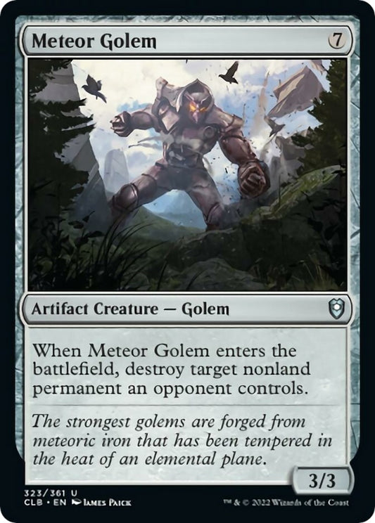 Image for Meteor Golem (323) (Commander Legends: Battle for Baldur's Gate) - Magic: The Gathering