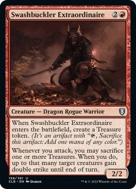 Image for Swashbuckler Extraordinaire (198) (Commander Legends: Battle for Baldur's Gate) - Magic: The Gathering