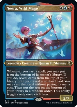 Image for Neera, Wild Mage (Foil Etched) (545) (Commander Legends: Battle for Baldur's Gate) - Magic: The Gathering