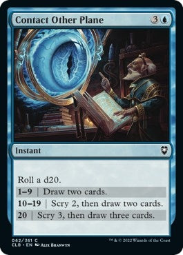 Image for Contact Other Plane (62) (Commander Legends: Battle for Baldur's Gate) - Magic: The Gathering