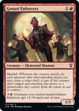 Image for Genasi Enforcers (177) (Commander Legends: Battle for Baldur's Gate) - Magic: The Gathering