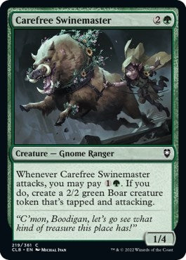 Image for Carefree Swinemaster (219) (Commander Legends: Battle for Baldur's Gate) - Magic: The Gathering