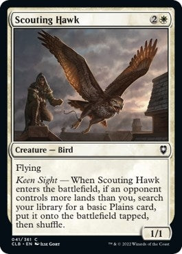 Image for Scouting Hawk (41) (Commander Legends: Battle for Baldur's Gate) - Magic: The Gathering