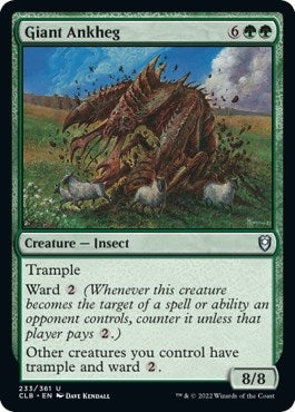 Image for Giant Ankheg (233) (Commander Legends: Battle for Baldur's Gate) - Magic: The Gathering