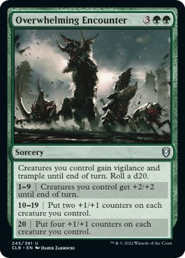 Image for Overwhelming Encounter (245) (Commander Legends: Battle for Baldur's Gate) - Magic: The Gathering