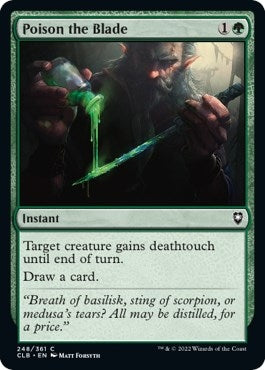 Image for Poison the Blade (248) (Commander Legends: Battle for Baldur's Gate) - Magic: The Gathering
