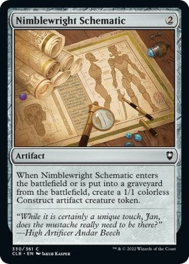 Image for Nimblewright Schematic (330) (Commander Legends: Battle for Baldur's Gate) - Magic: The Gathering